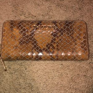 Snakeskin Michael Kors Wallet
